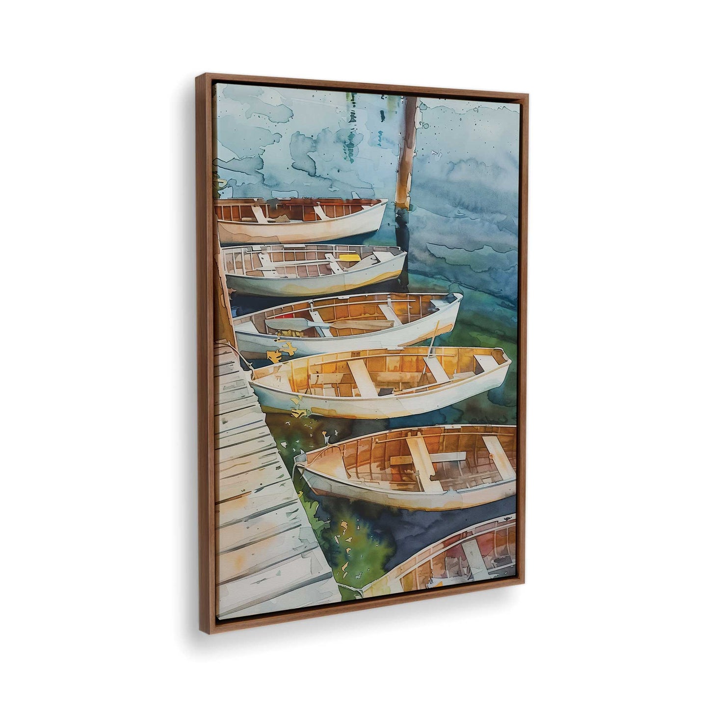 [Color:Walnut], Picture of the corner of the art