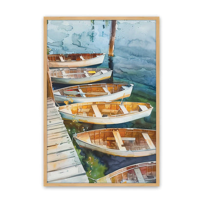 [Color:American Maple], Picture of art in a American Maple frame