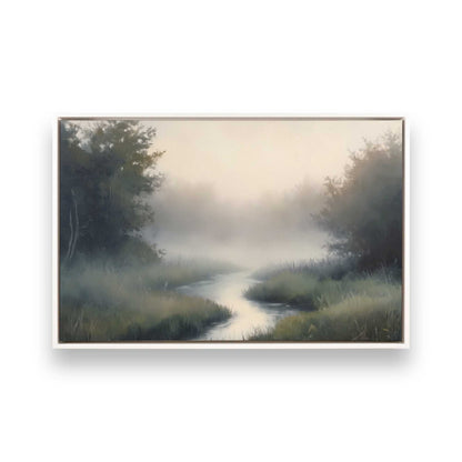 [Color:Opaque White], Picture of art in a White frame