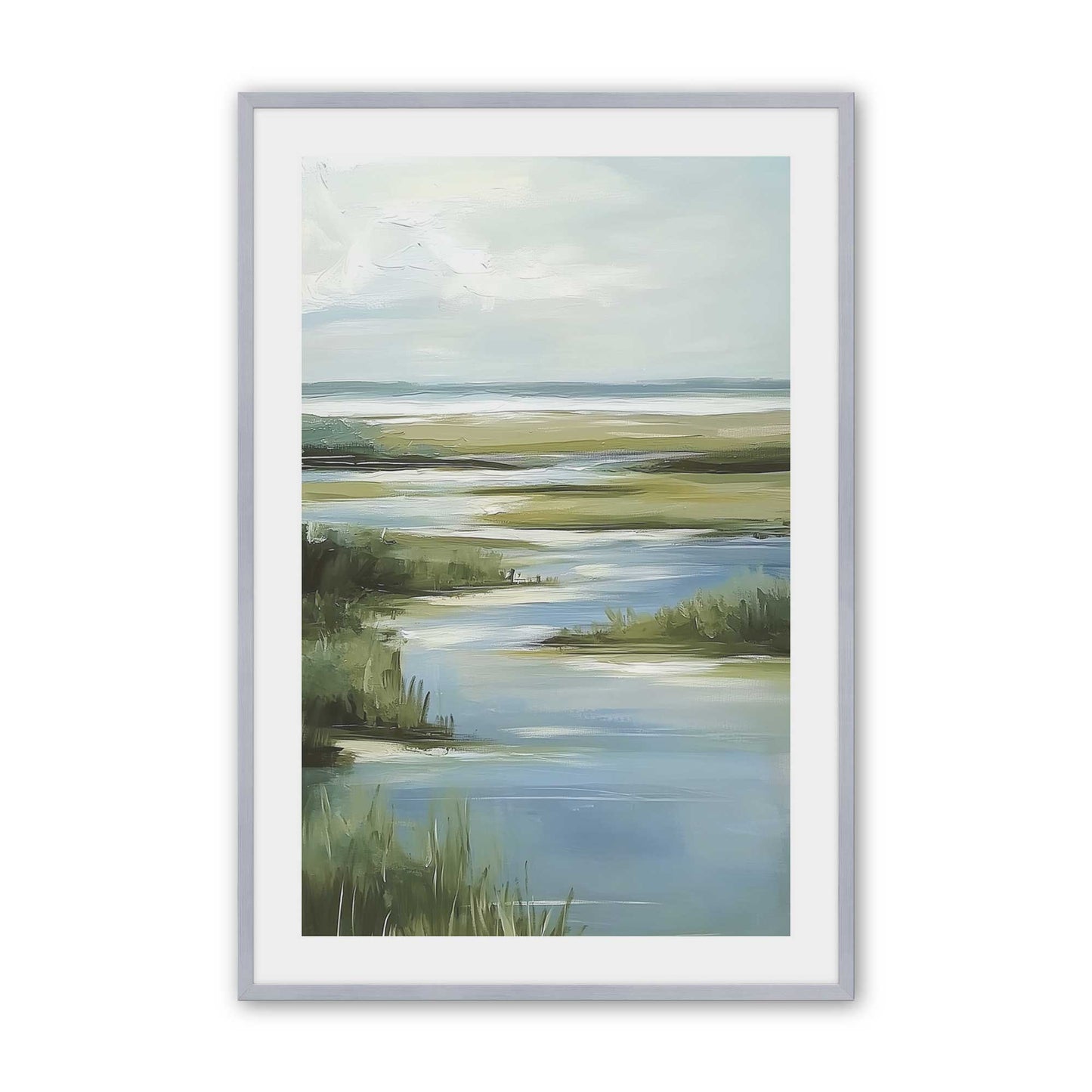 [Color:Polished Chrome], Picture of art in a Polished Chrome frame