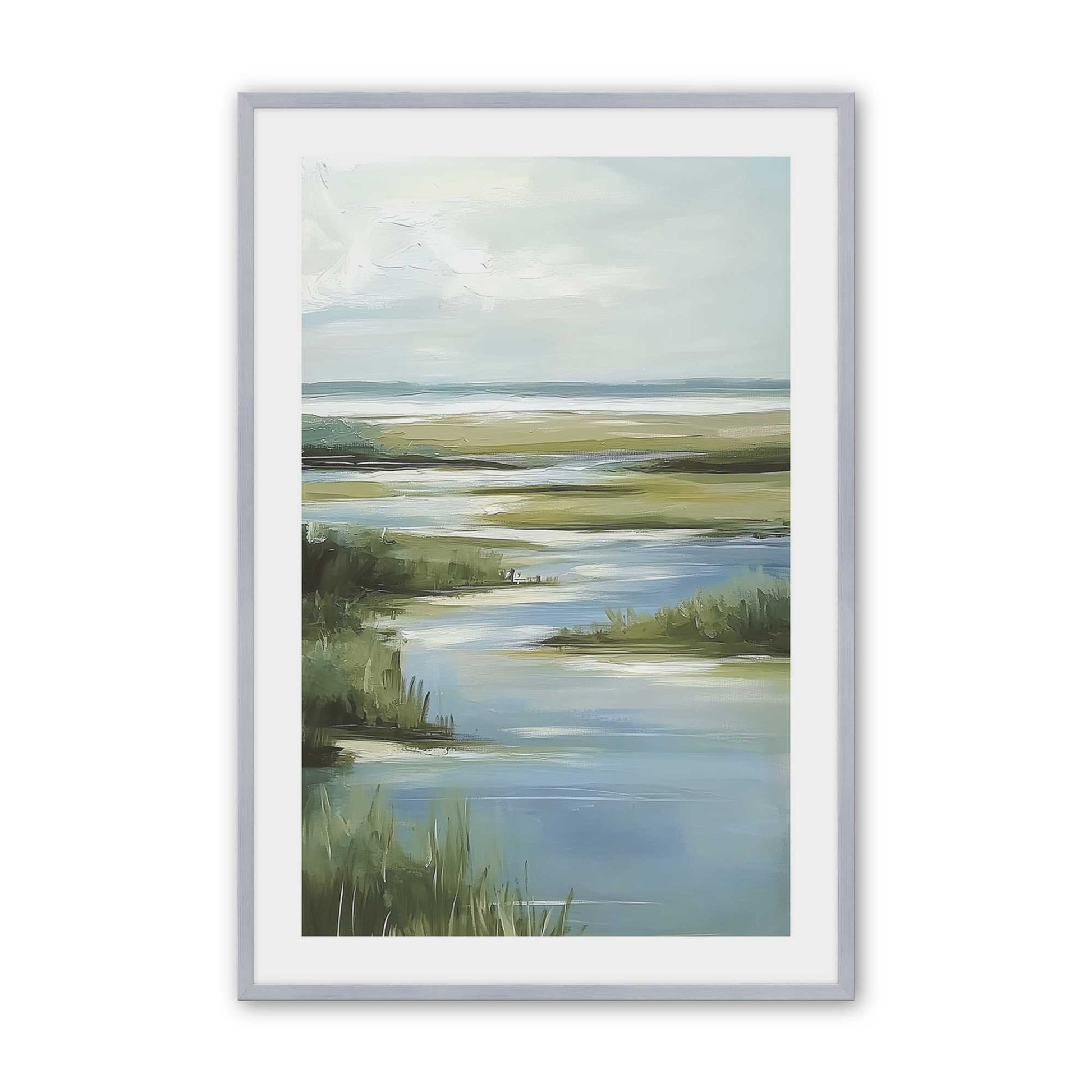 [Color:Polished Chrome], Picture of art in a Polished Chrome frame
