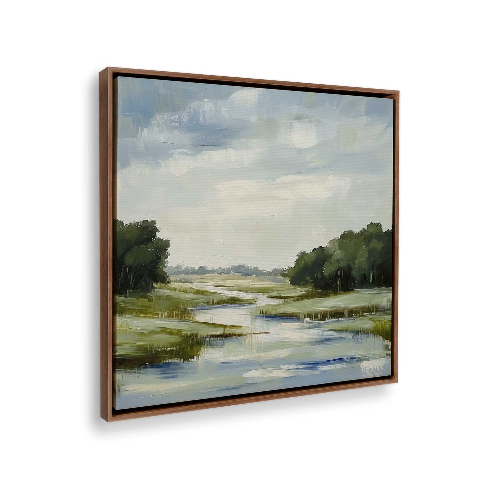 [Color:Walnut], Picture of the corner of the art