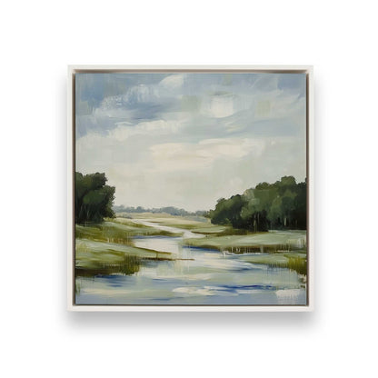 [Color:Opaque White], Picture of art in a White frame
