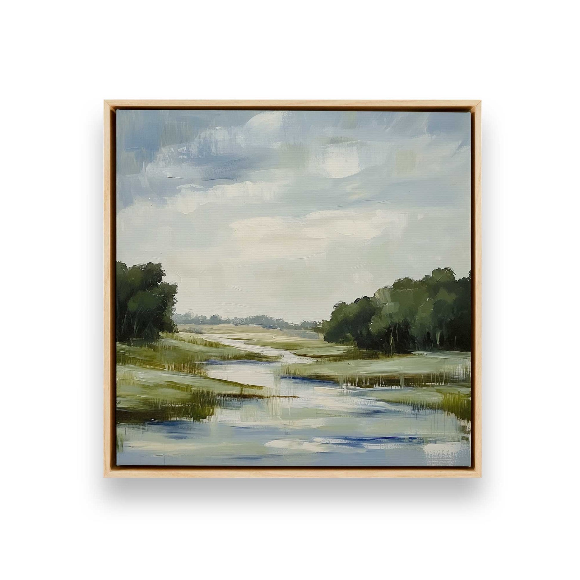 [Color:American Maple], Picture of art in a American Maple frame