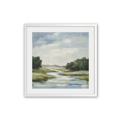 [Color:Opaque White], Picture of art in a Opaque White frame