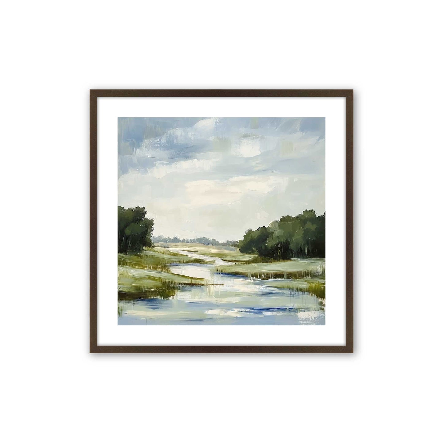 [Color:Espresso], Picture of art in a Espresso frame