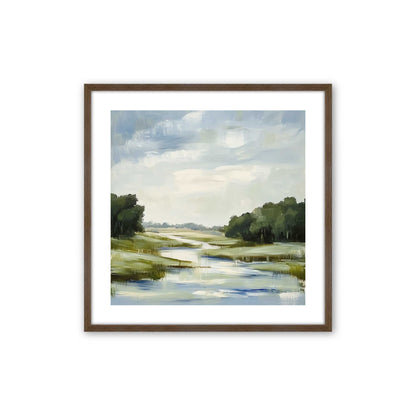 [Color:Walnut], Picture of art in a Walnut frame