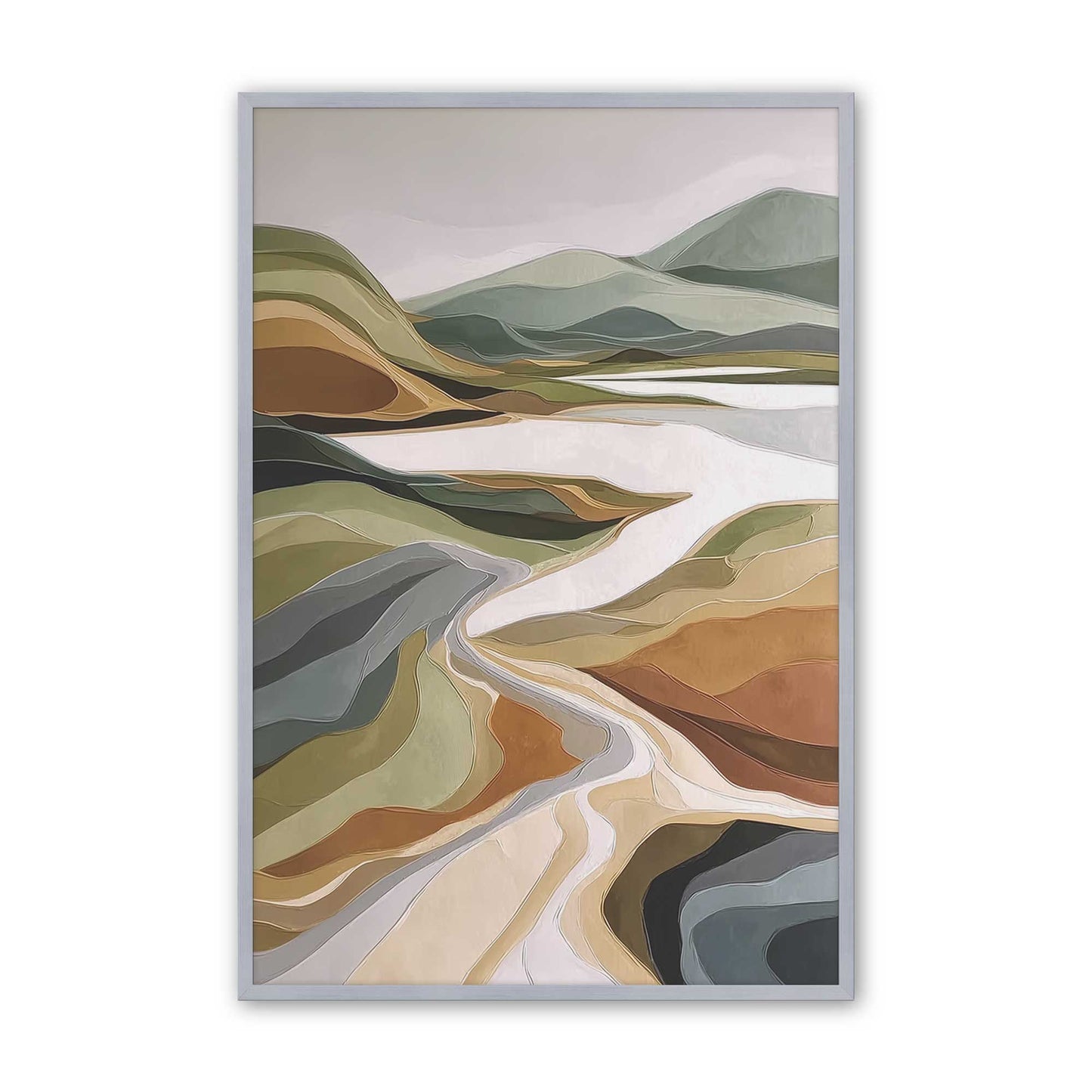 [Color:Polished Chrome], Picture of art in a Polished Chrome frame