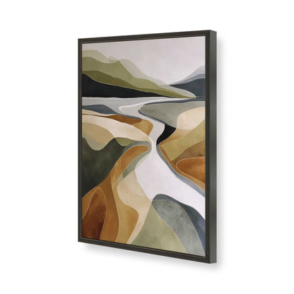 [Color:Satin Black], Picture of art in a Satin Black frame of the corner