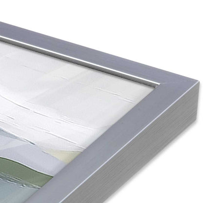 [Color:Polished Chrome], Picture of art in a Polished Chrome frame at an angle