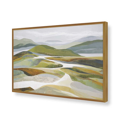 [Color:Polished Gold], Picture of art in a Polished Gold frame of the corner