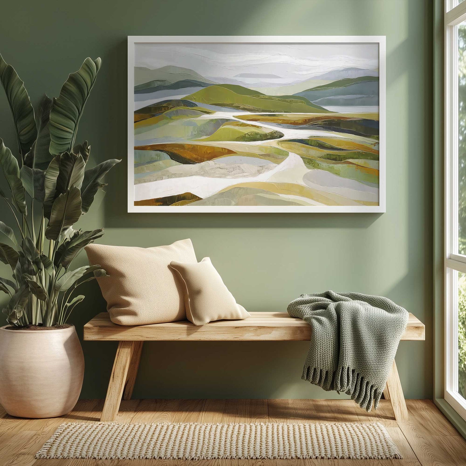 Picture of art in a room