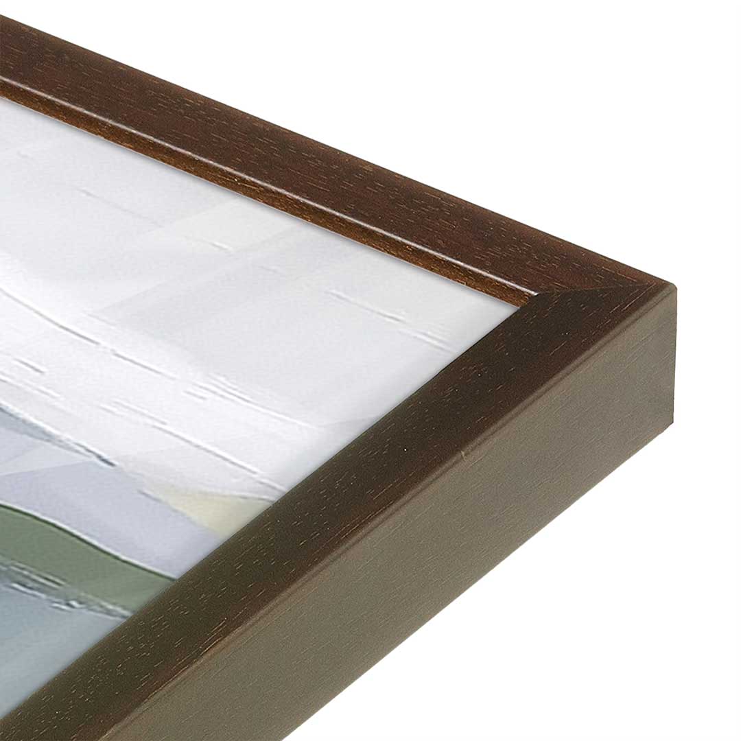 [Color:Belvinder Brown], Picture of art in a Belvinder Brown frame at an angle