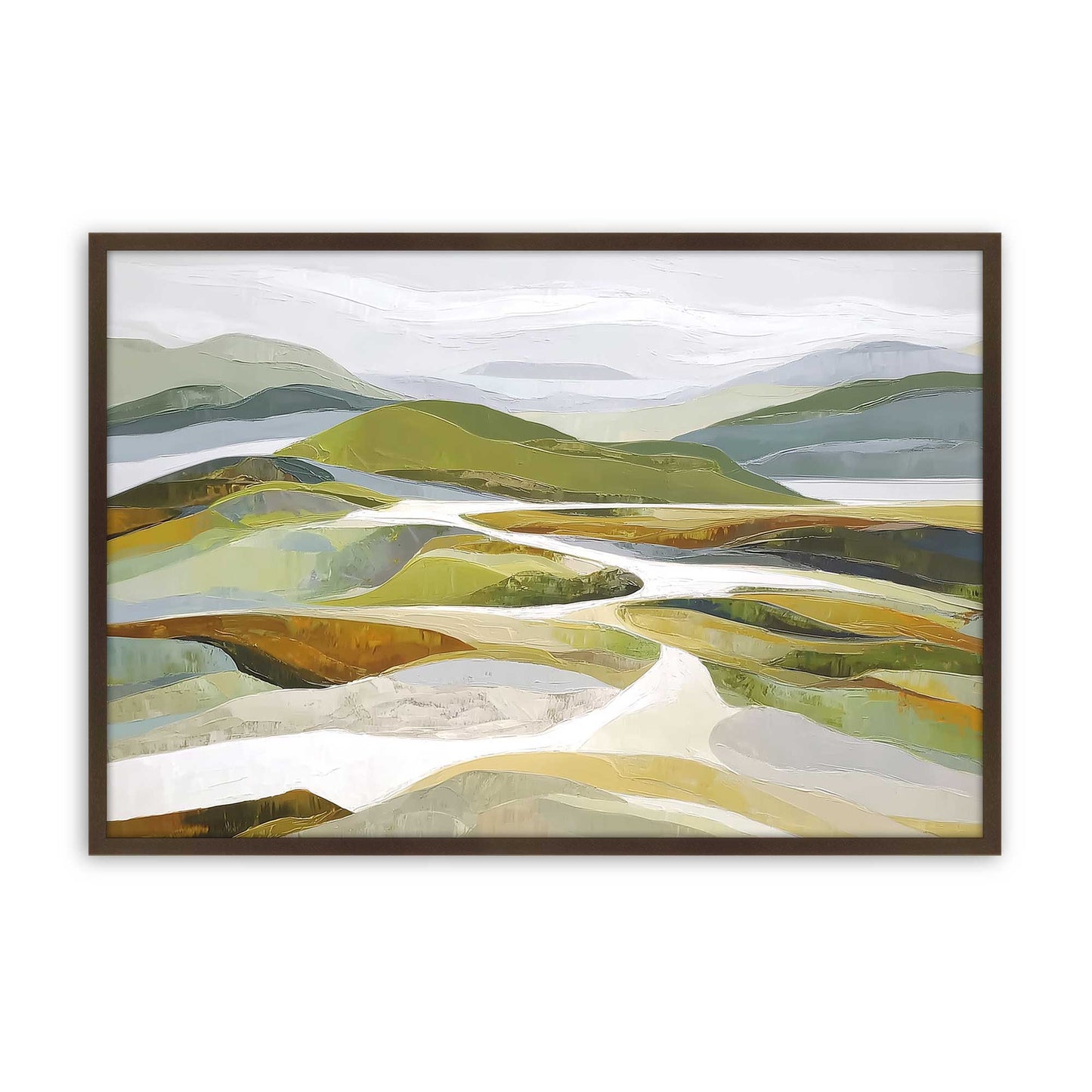 [Color:Belvinder Brown], Picture of art in a Belvinder Brown frame