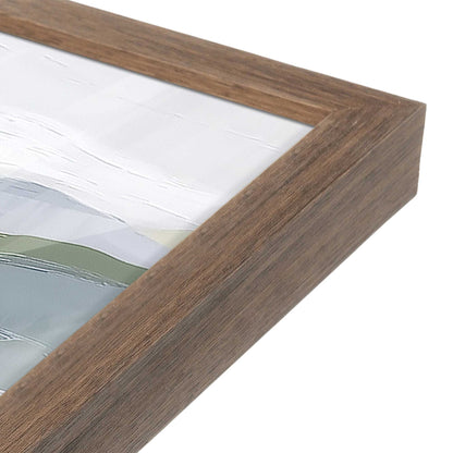 [Color:Walnut], Picture of art in a Walnut frame at an angle