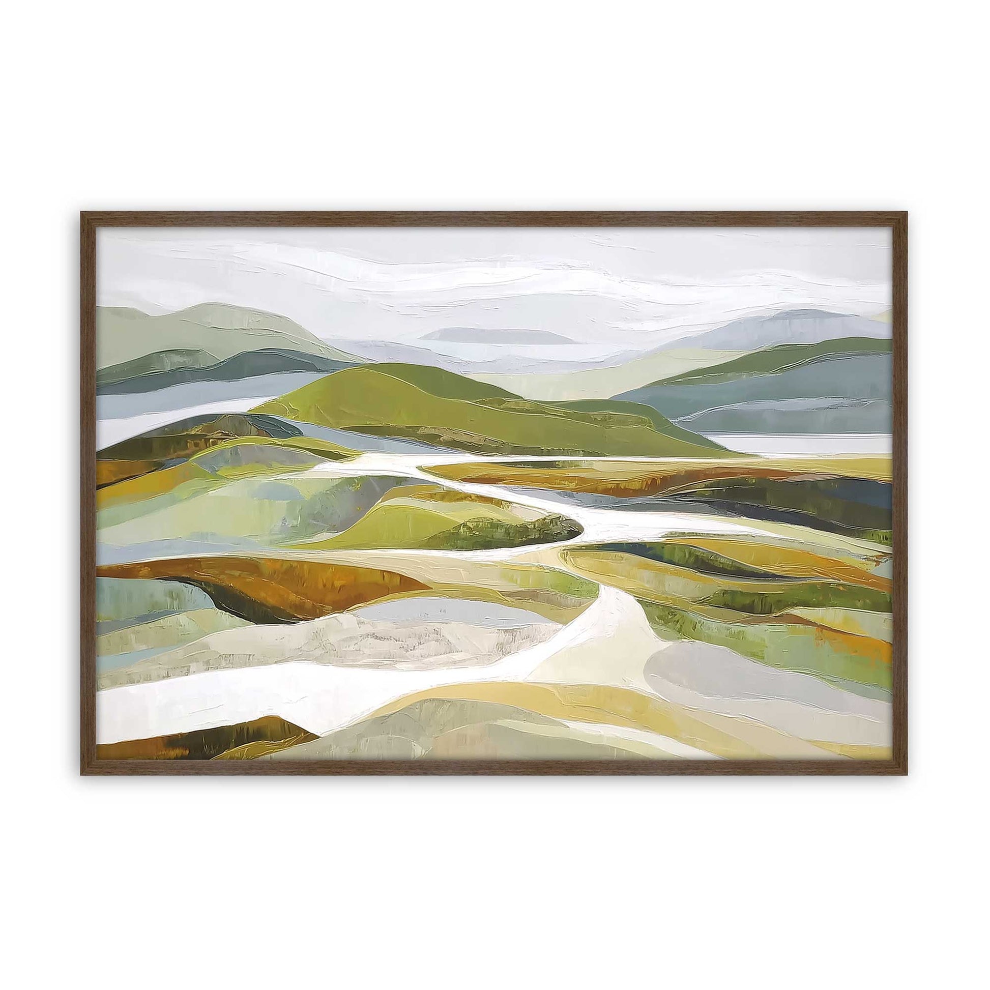 [Color:Walnut], Picture of art in a Walnut frame