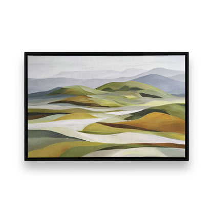 [Color:Satin Black], Picture of art in a Satin Black frame