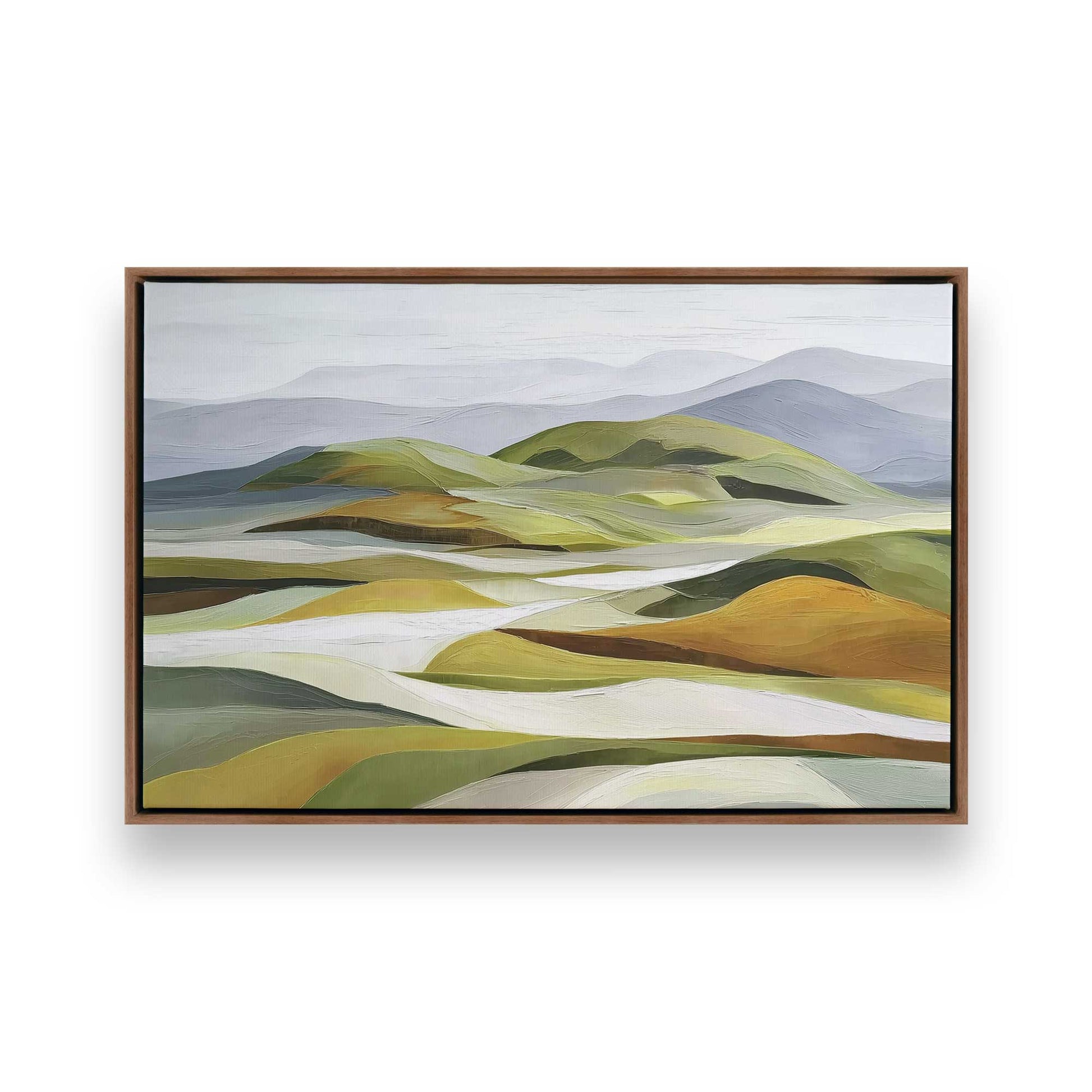 [Color:Walnut], Picture of art in a Walnut frame