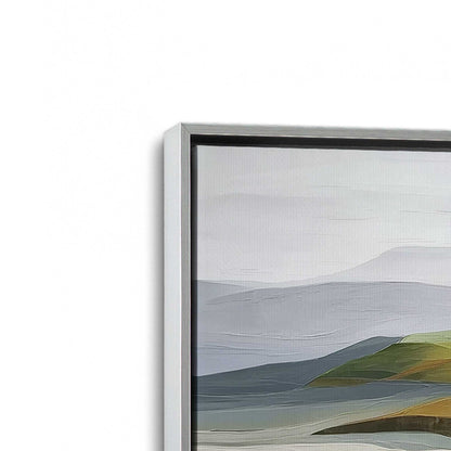 [Color:Polished Chrome], Picture of art in a Polished Chrome frame at an angle