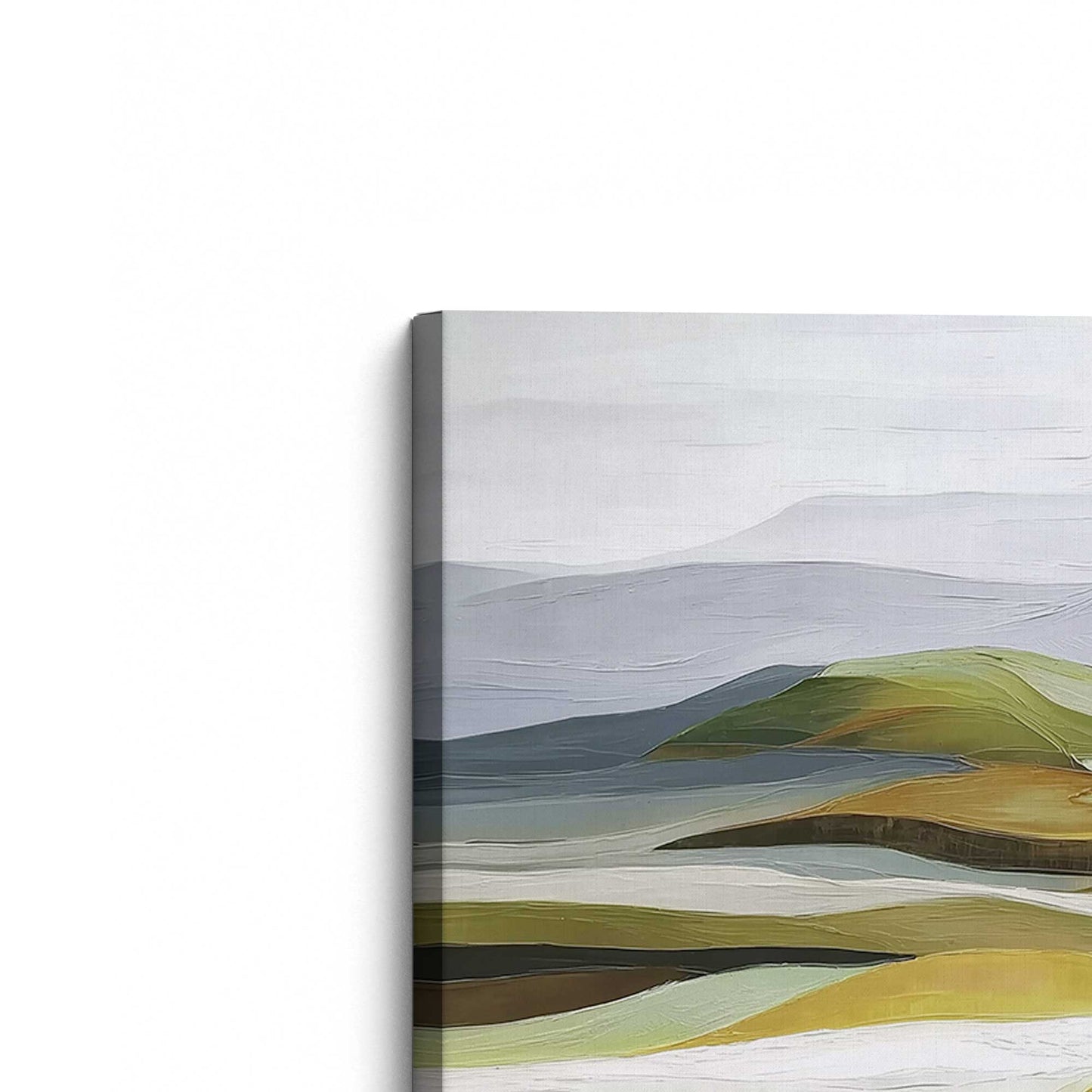 [Color:Stretched Canvas], Picture of the corner of the art