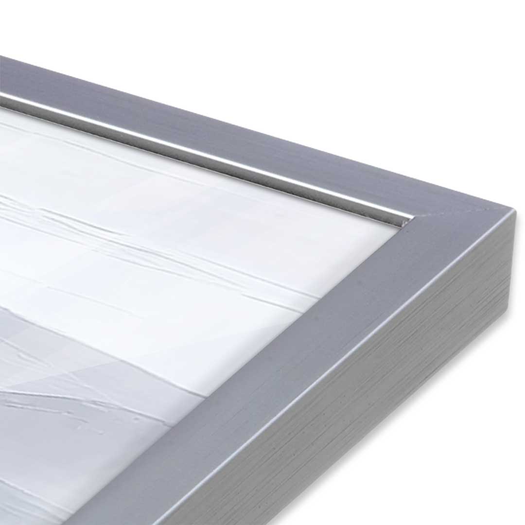 [Color:Polished Chrome], Picture of art in a Polished Chrome frame at an angle