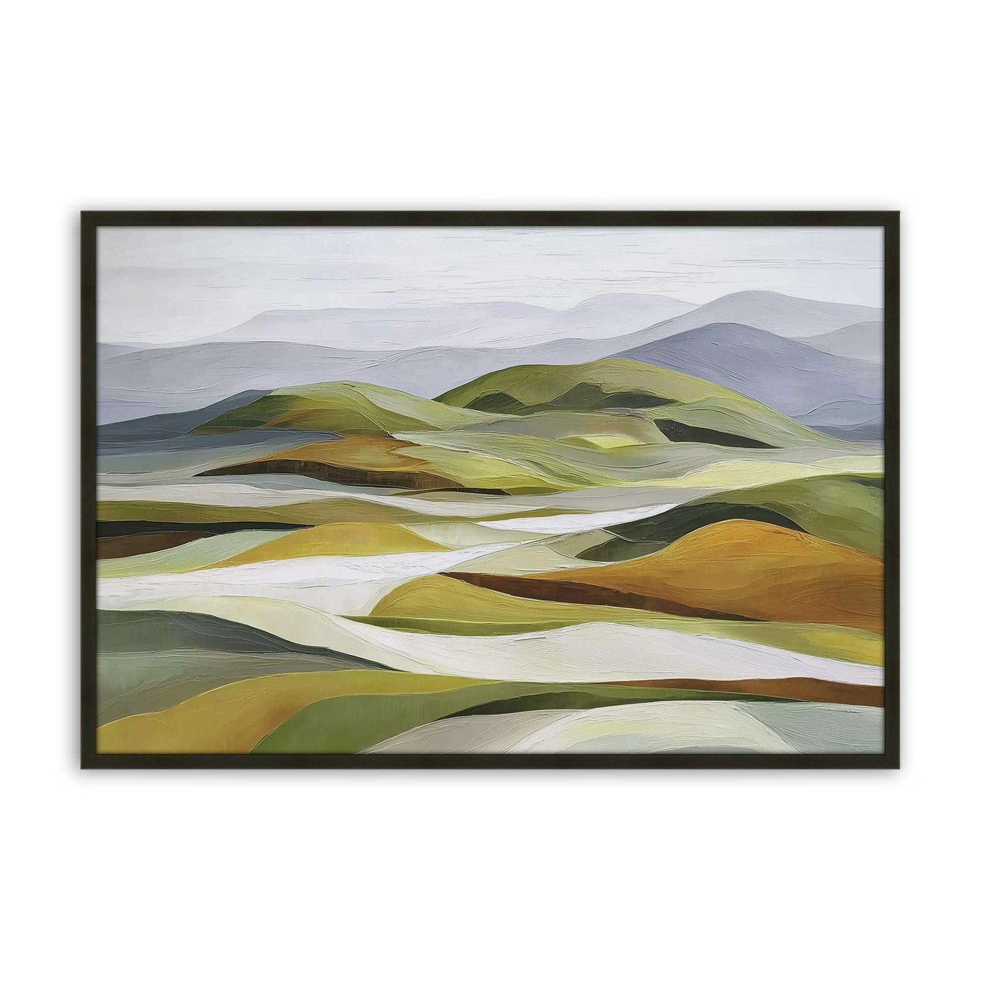 [Color:Satin Black], Picture of art in a Satin Black frame