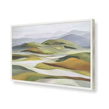 [Color:Opaque White], Picture of art in a Opaque White frame of the corner