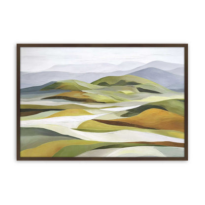 [Color:Brown], Picture of art in a Brown frame