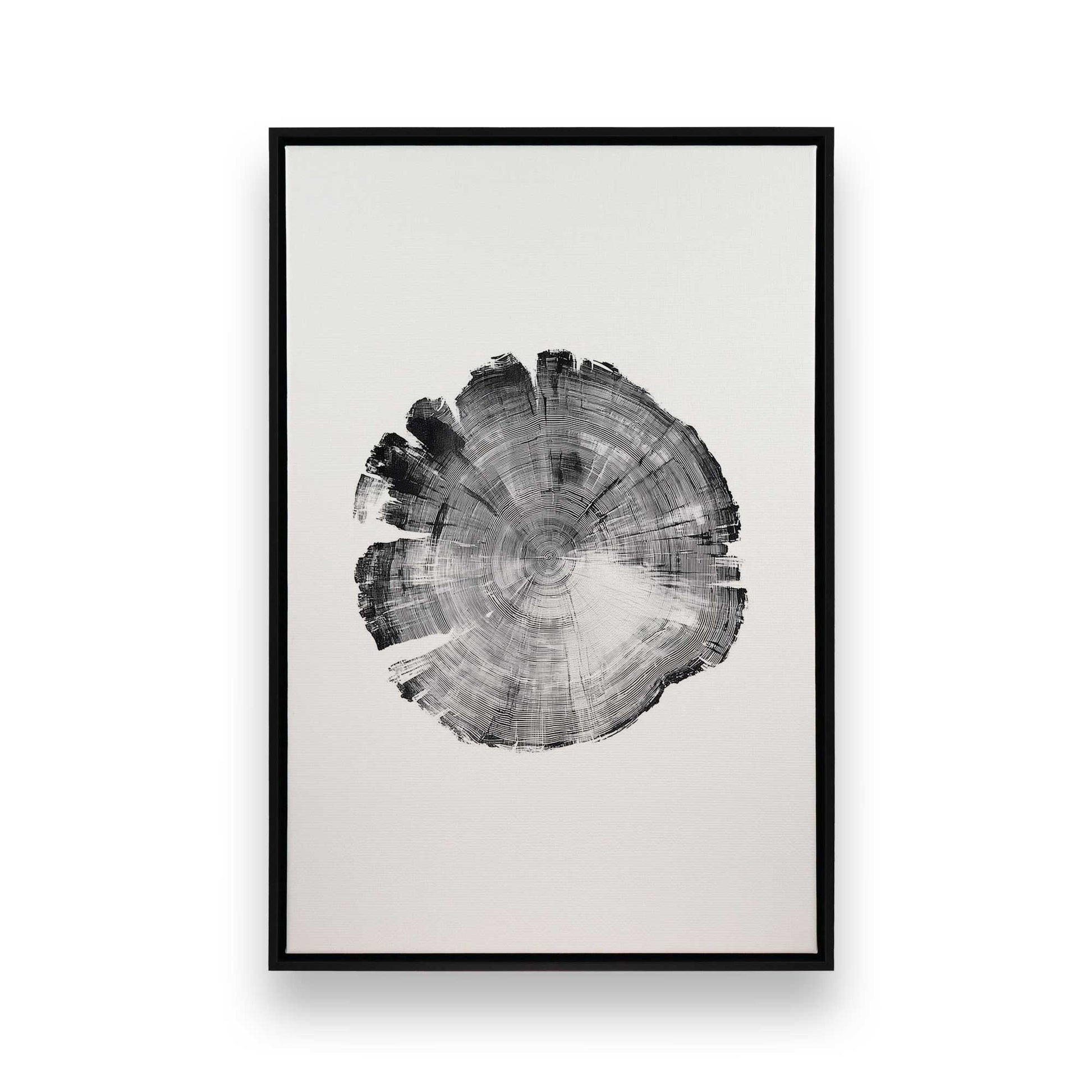 [Color:Satin Black], Picture of art in a Satin Black frame