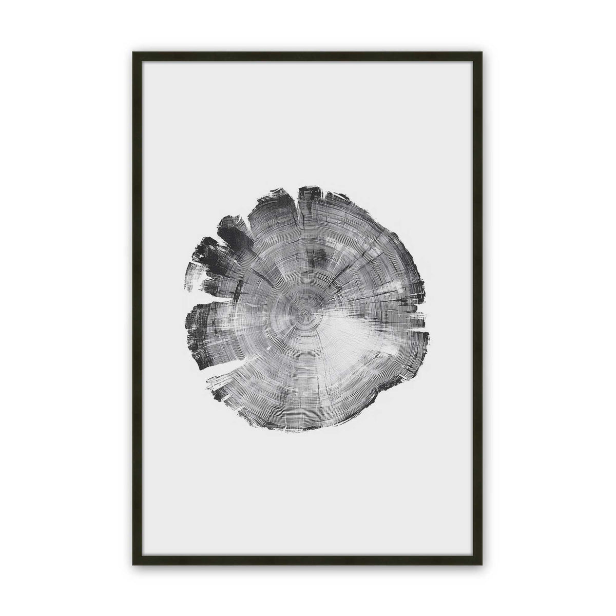[Color:Satin Black], Picture of art in a Satin Black frame