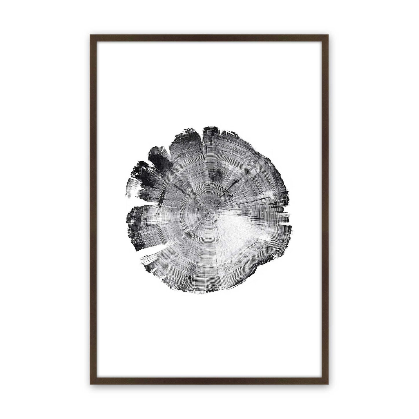 [Color:Brown], Picture of art in a Brown frame