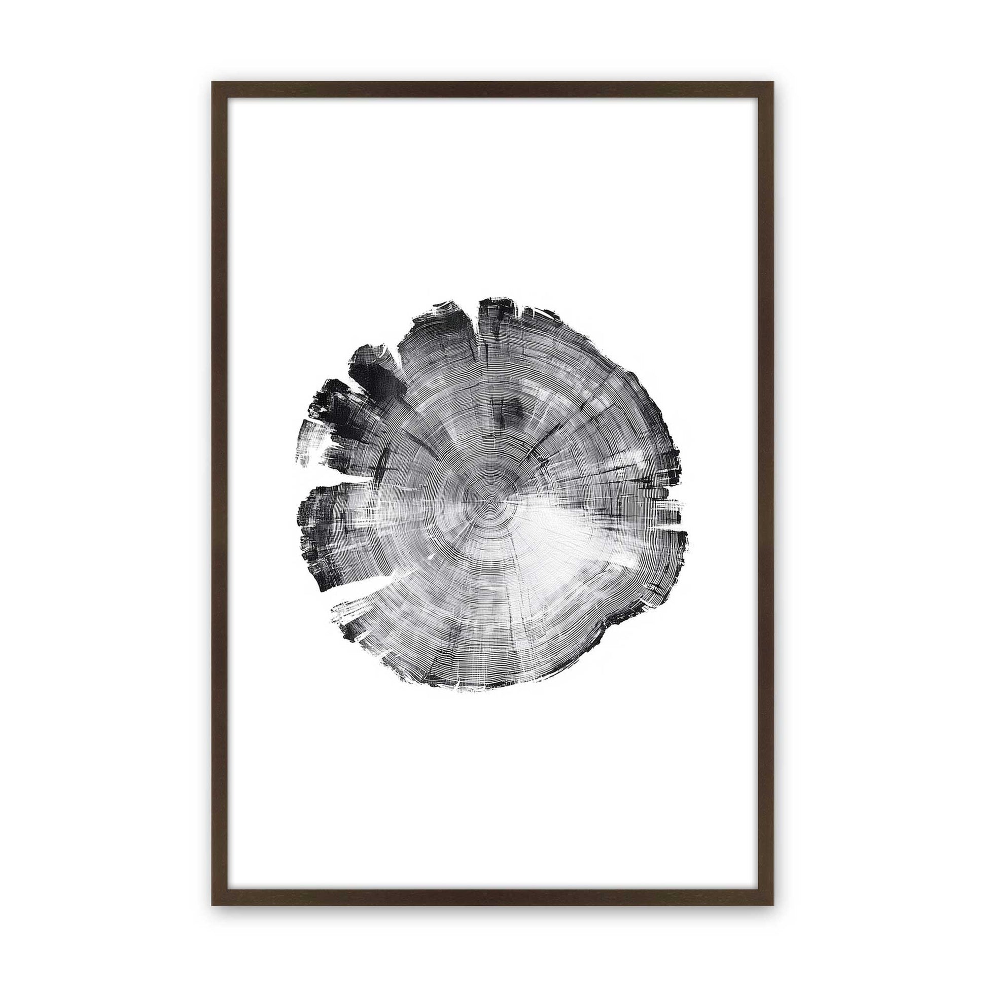 [Color:Brown], Picture of art in a Brown frame