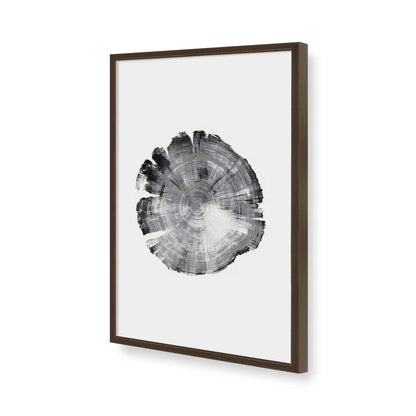 [Color:Brown], Picture of art in a Brown frame of the corner