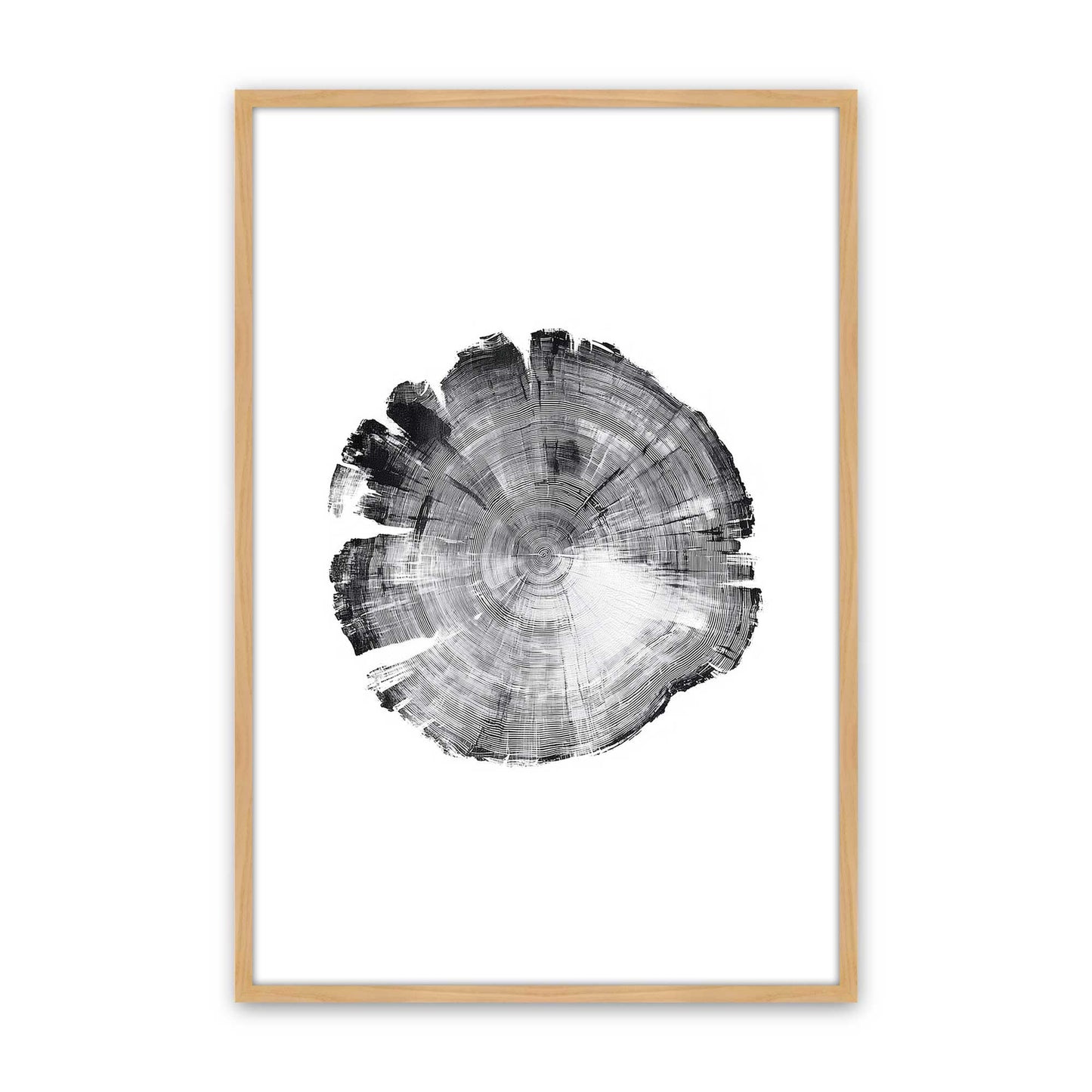 [Color:American Maple], Picture of art in a American Maple frame
