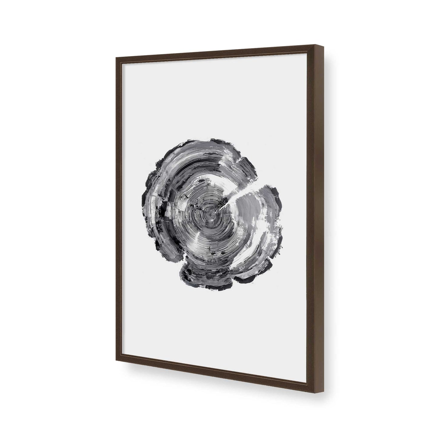 [Color:Brown], Picture of art in a Brown frame of the corner