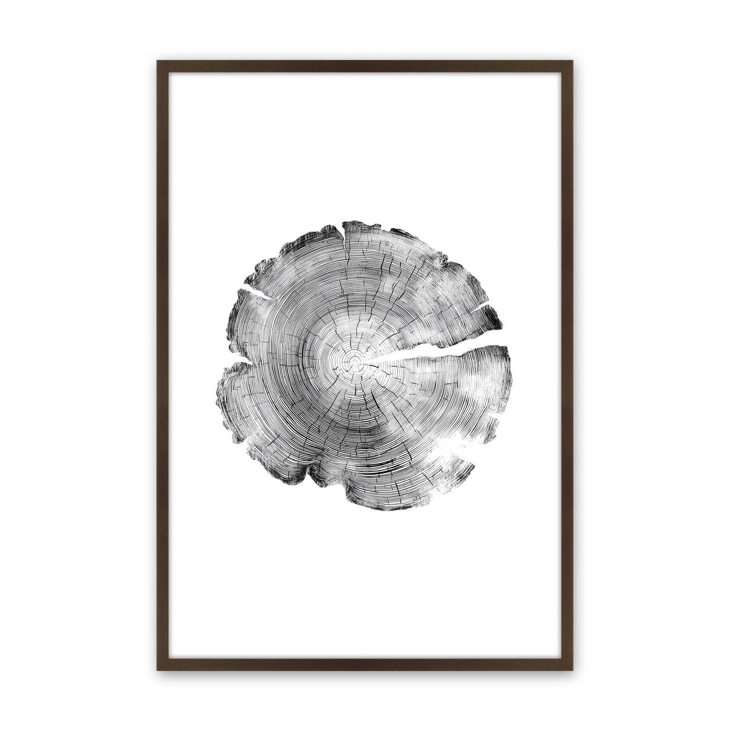 [Color:Brown], Picture of art in a Brown frame