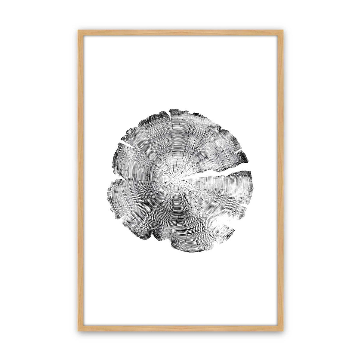 [Color:American Maple], Picture of art in an American Maple frame