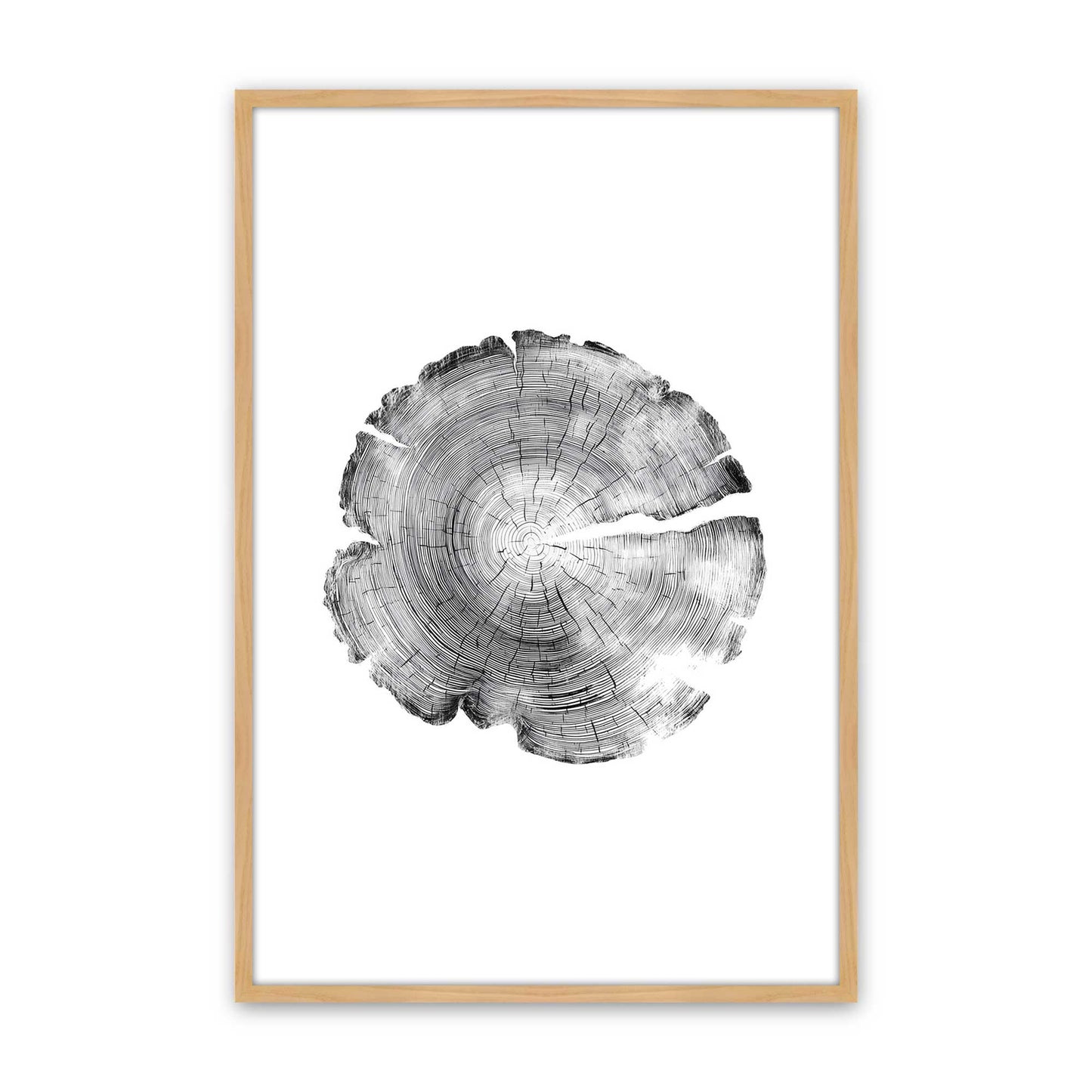 [Color:American Maple], Picture of art in a American Maple frame