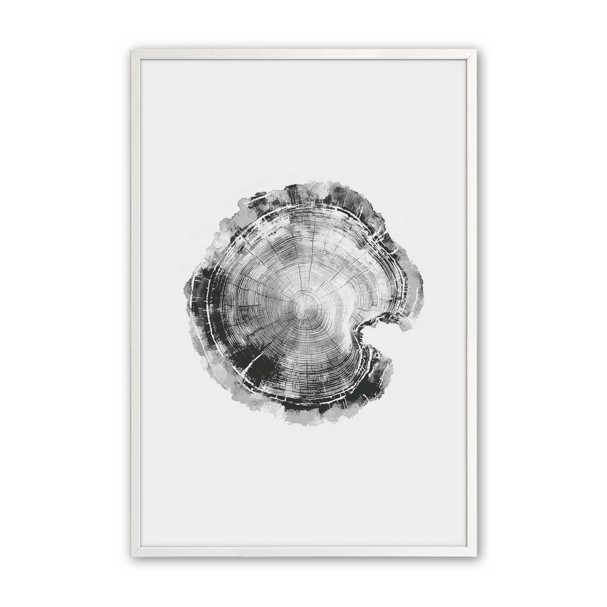 [Color:Opaque White], Picture of art in a Opaque White frame