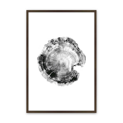 [Color:Brown], Picture of art in a Brown frame