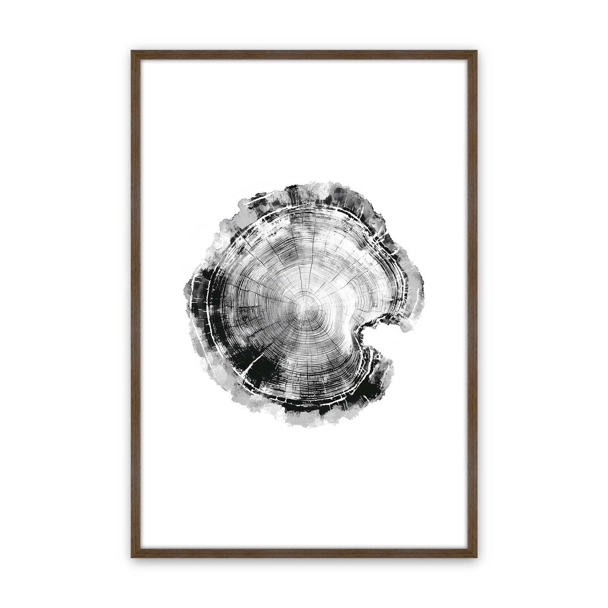[Color:Walnut], Picture of art in a Walnut frame