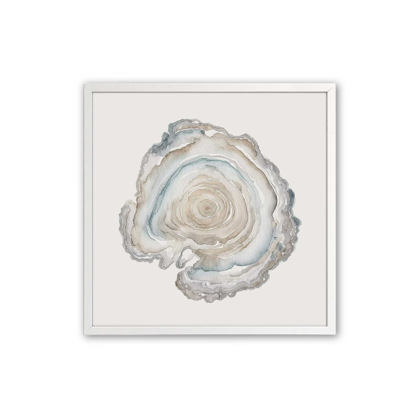 [Color:Opaque White], Picture of art in an Opaque White frame