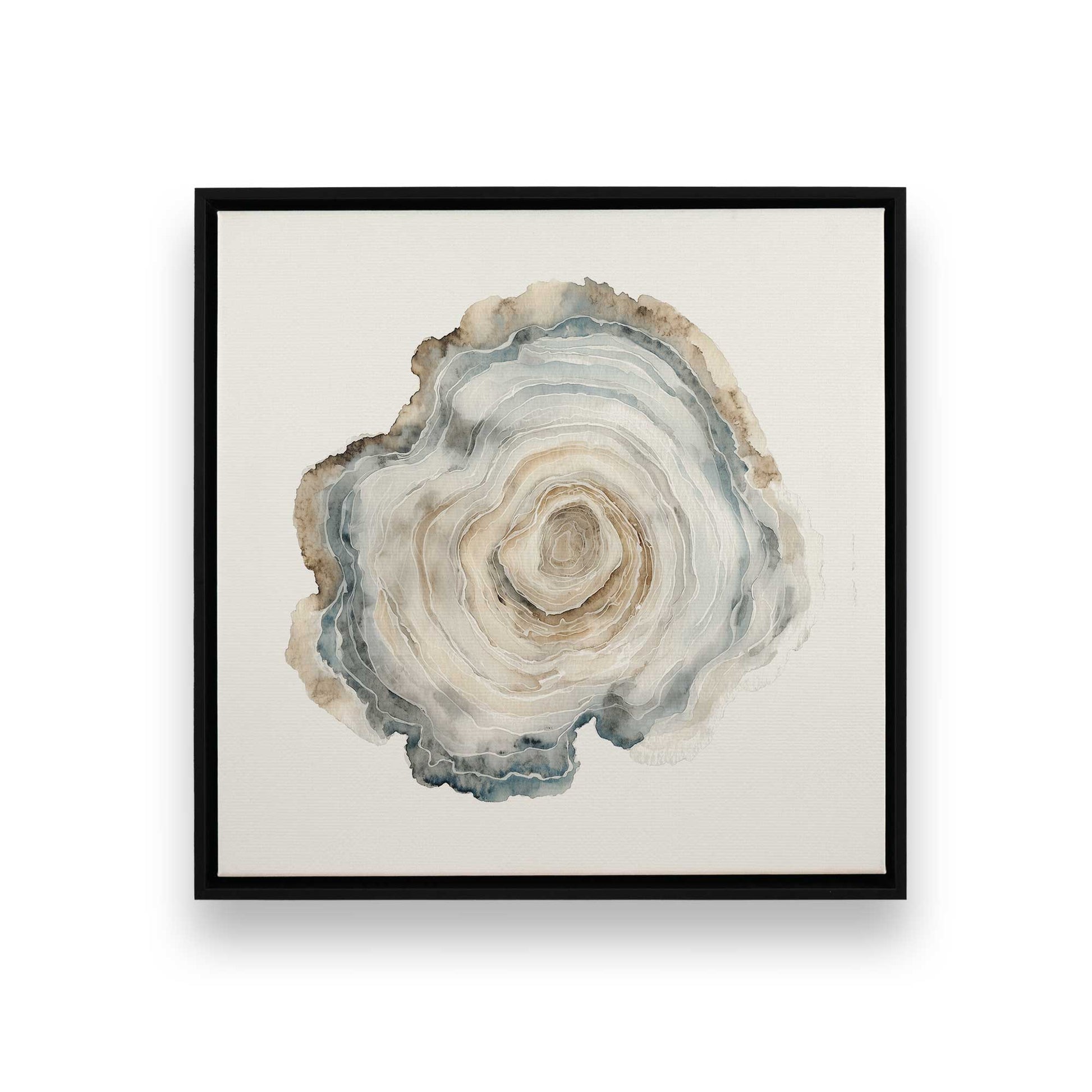 [Color:Satin Black], Picture of art in a Satin Black frame