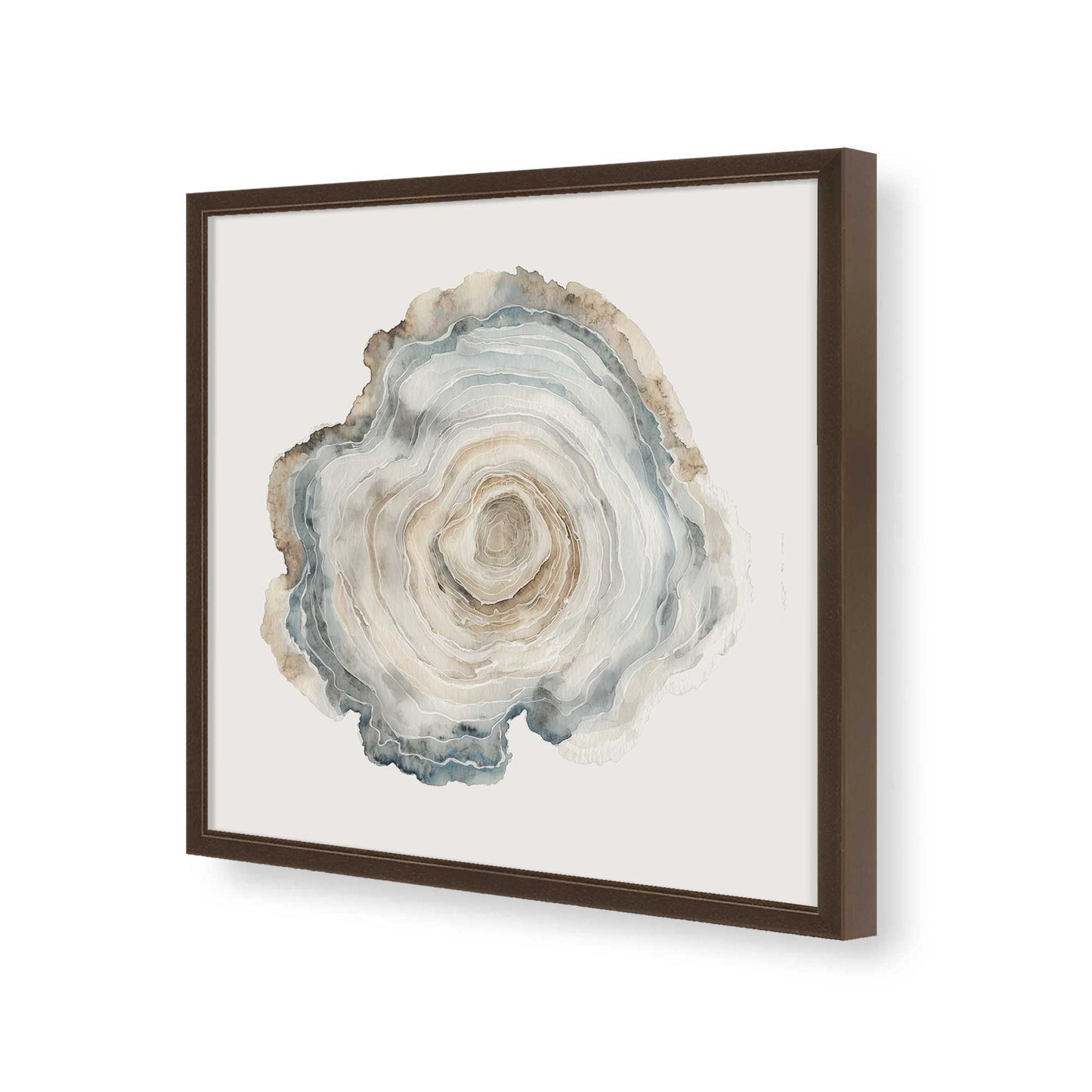 [Color:Espresso], Picture of art in a Espresso frame of the corner