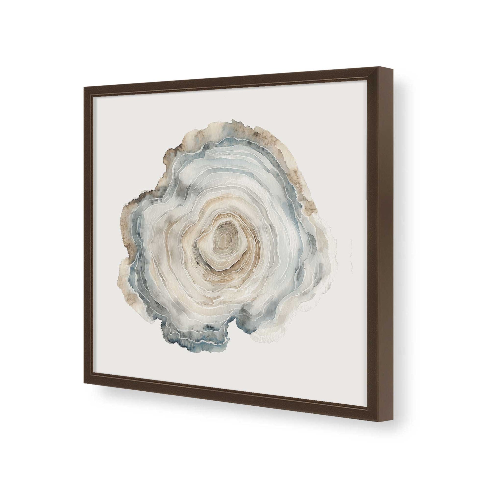 [Color:Espresso], Picture of art in a Espresso frame of the corner