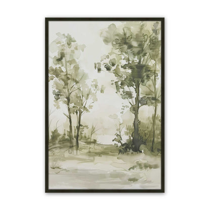 [Color:Satin Black], Picture of art in a Satin Black frame