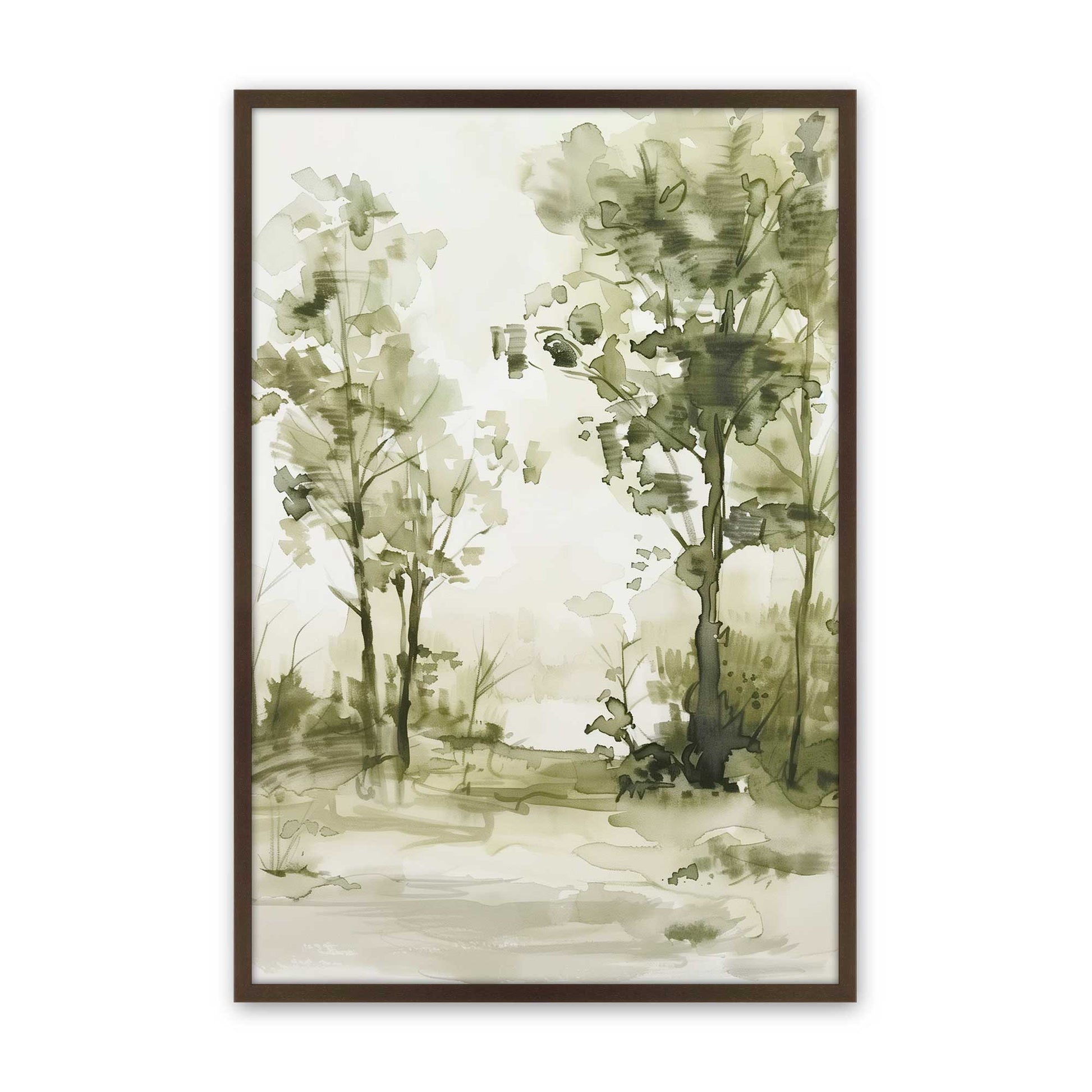 [Color:Belvinder Brown], Picture of art in a Belvinder Brown frame