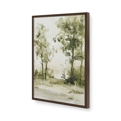 [Color:Brown], Picture of art in a Brown frame of the corner