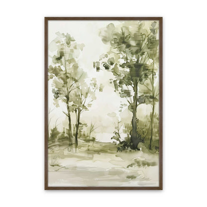 [Color:Walnut], Picture of art in a Walnut frame