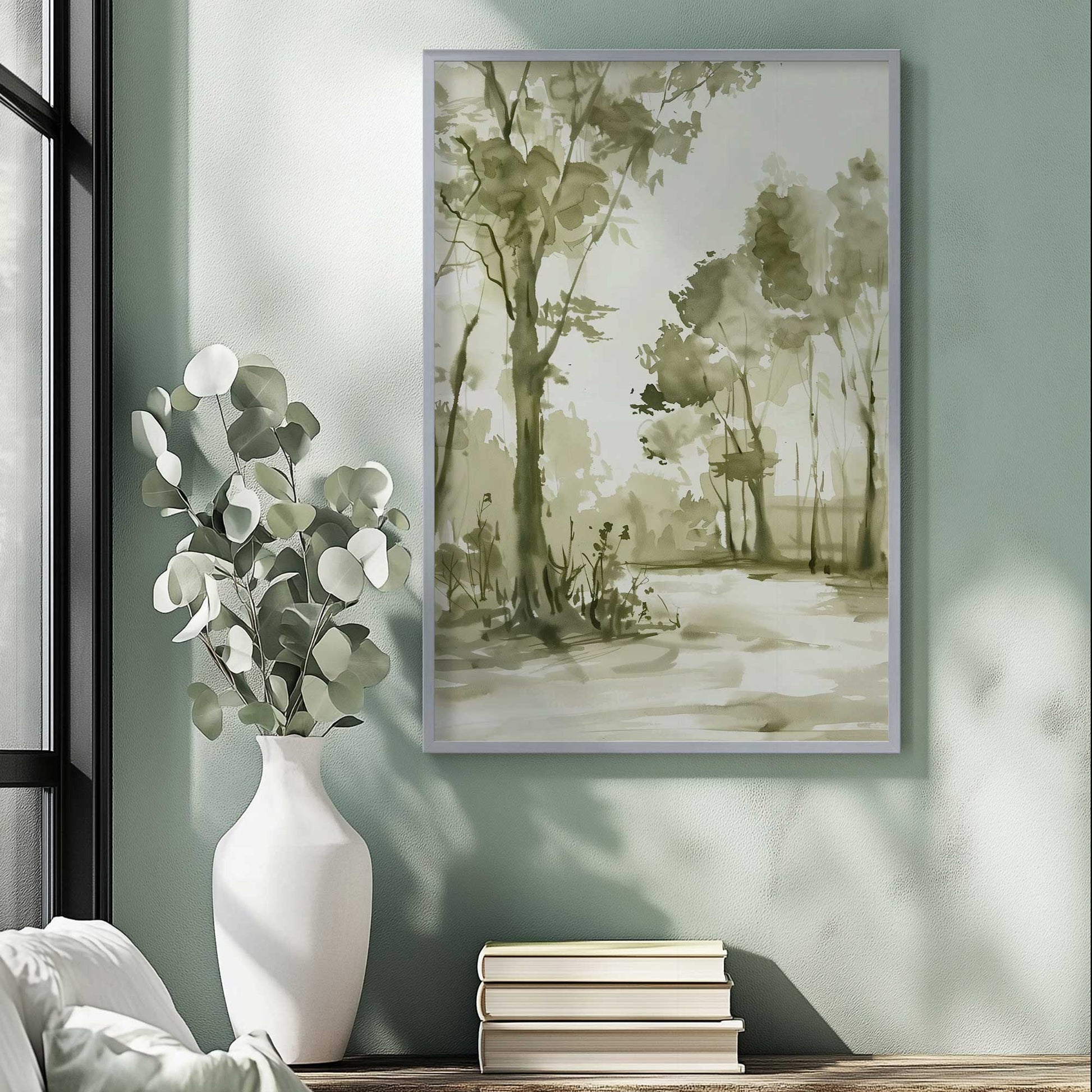 Picture of art in a room